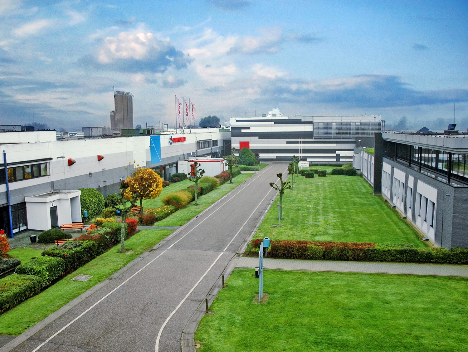 Dätwyler Fabrikgebäude in Alken, Belgien