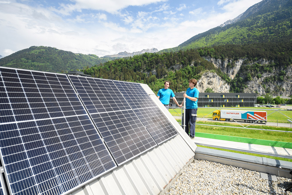 Site Schattdorf Switzerland Photovoltaic system