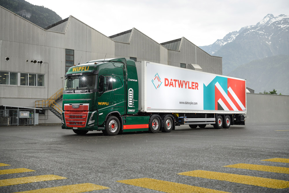 Use of electric trucks, Switzerland